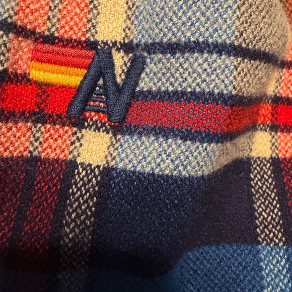 Sold Out Aviator Nation Unisex Plaid Lodge Pant in the Patriot Plaid - Picture 3 of 4